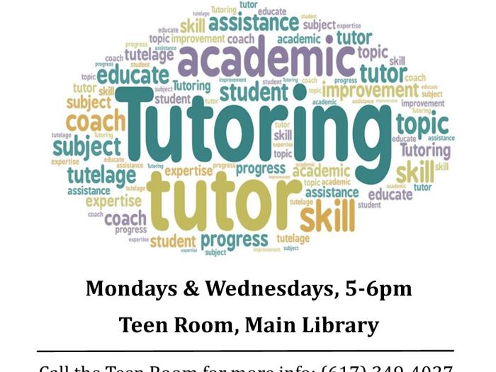 Event image for Free Drop-In Tutoring for Teens (Main)