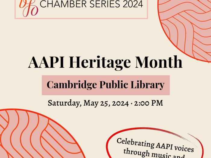 Event image for Boston Festival Orchestra presents "AAPI Heritage Month"