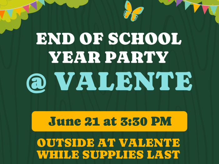 Event image for End-of-School-Year Party (Valente)