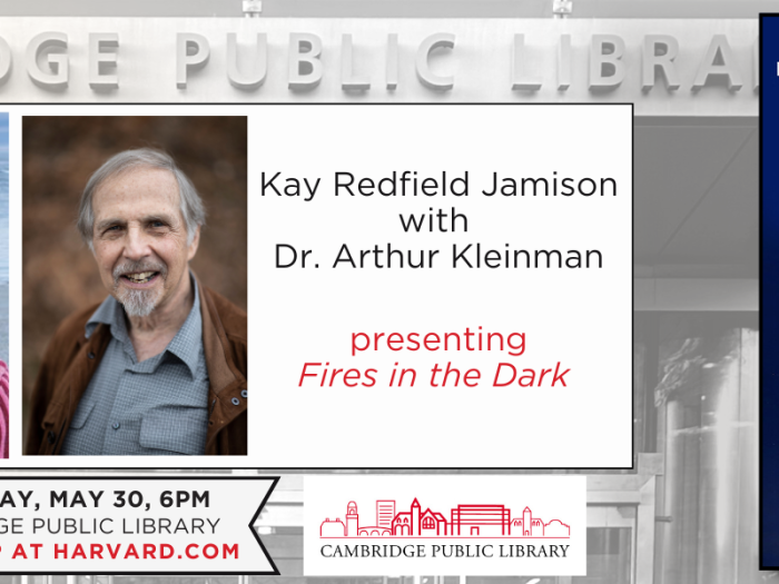 Event image for Kay Redfield Jamison in conversation with Dr. Arthur Kleinman
