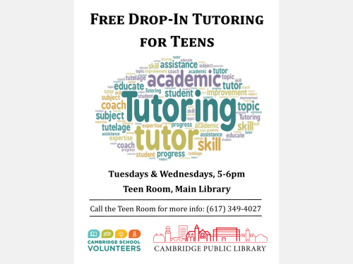 Event image for Free Drop-in Tutoring for Teens