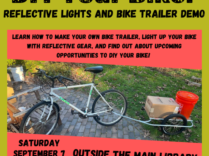 Event image for DIY Your Bike! Reflective Lights and Bike Trailer Demo (Main)