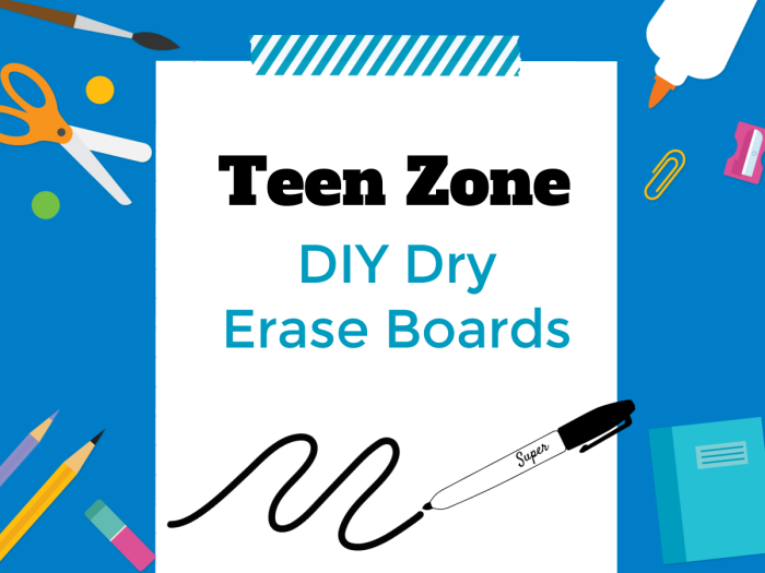 Event image for Teen Zone: DIY Dry-Erase Boards