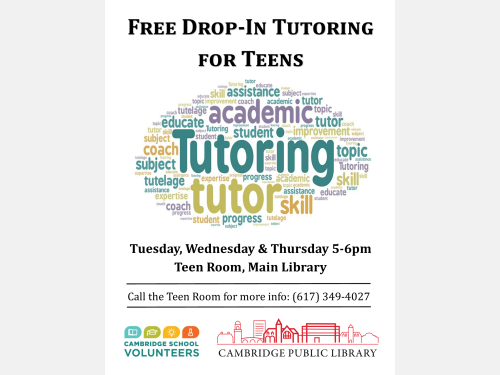 Event image for Free Drop-in Tutoring for Teens