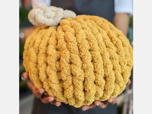 Event image for Hand Knit Pumpkins with Craft Loft