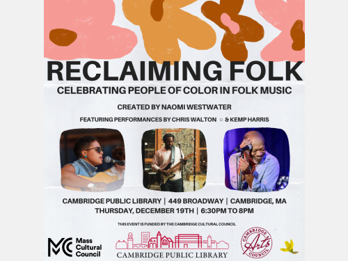 Event image for Reclaiming Folk: Celebrating the Voices of People of Color in Folk Music