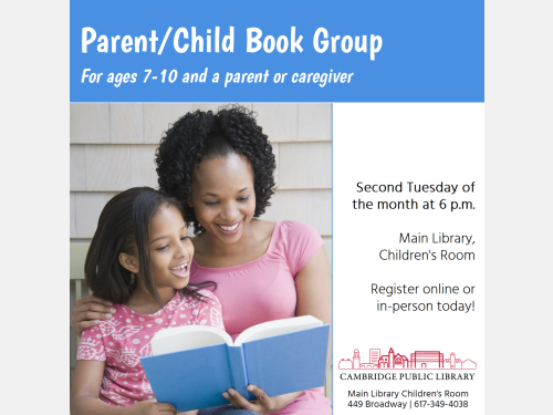 Event image for Parent/Child (Ages 7-10) Book Group (Main)