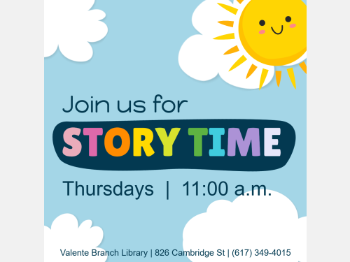 Event image for Story Time (Valente)