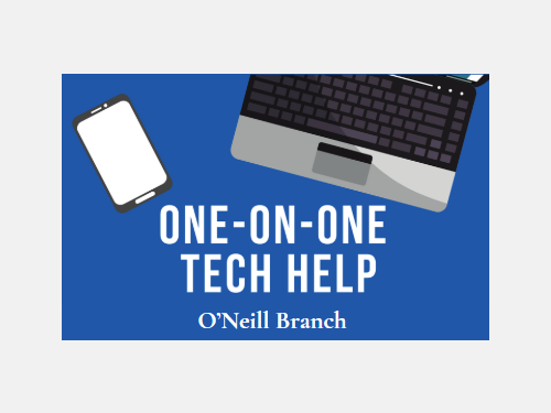 Event image for One-on-One Tech Help by Appointment (O'Neill)
