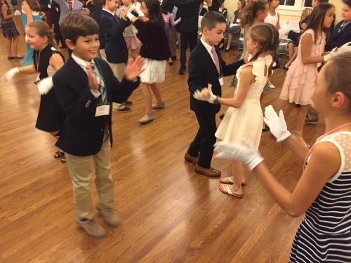 Photo of children dancing at Greater Boston Social Dance.