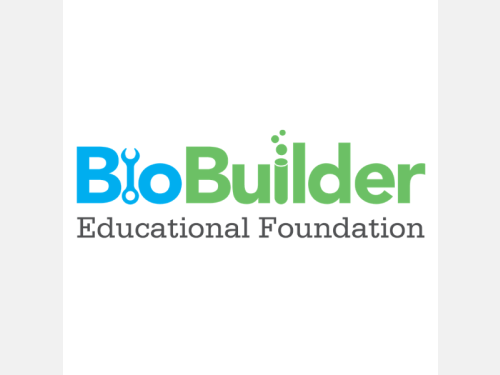 BioBuilder Logo in blue and green